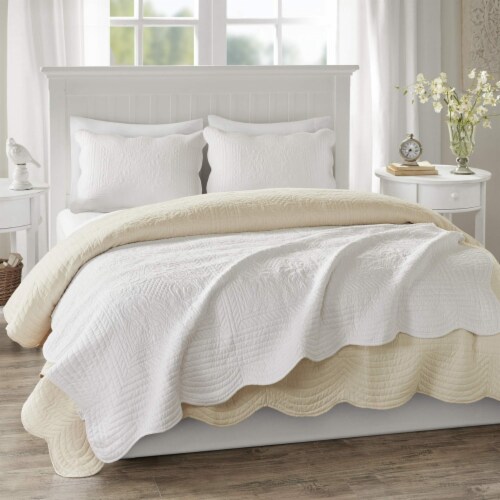 Madison Park - Tuscany Oversized Quilted Super Warm Throw With Cotton  Filling - Prewashed, 60x72 - Kroger