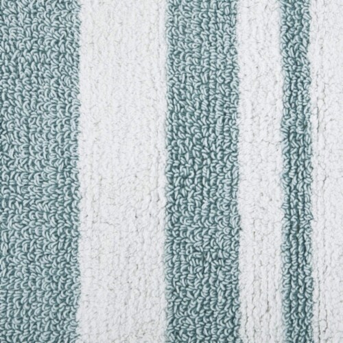 Madison Park MP72-1544 Spa Cotton Bath Rug, 27 x 45 , Aqua Perspective: top