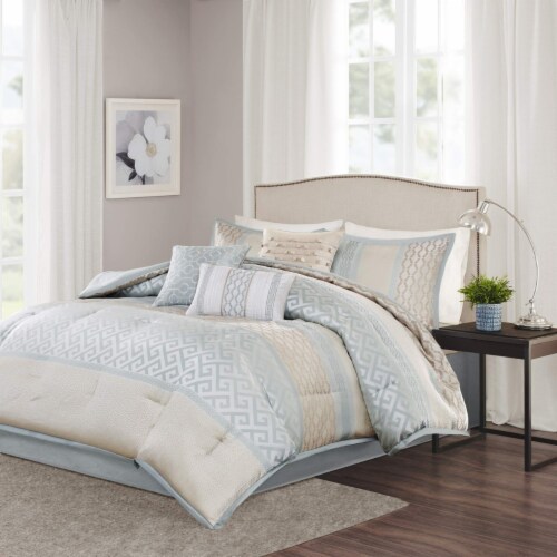 Madison park 7 piece best sale comforter set queen
