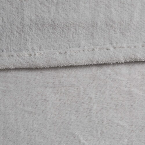 Intelligent Design Microlight Plush Oversized Blanket, Full/ Queen, Grey Perspective: top