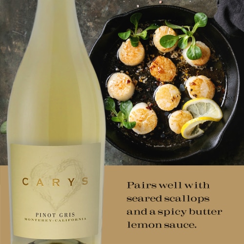 Carys Pinot Gris Perspective: top