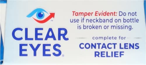 Clear Eyes® Contact Lens Multi Action Relief Eye Drops Perspective: top