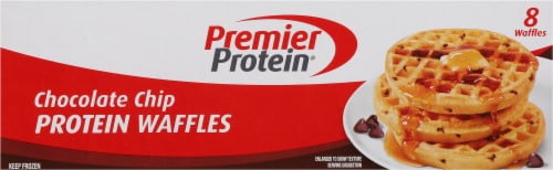 Premier Protein® Frozen Chocolate Chip Protein Waffles Perspective: top