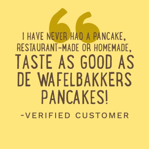 De Wafelbakkers Buttermilk Pancakes Perspective: top
