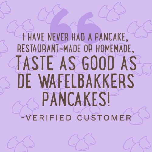 De Waflebakkers® Chocolate Chip Pancakes Perspective: top