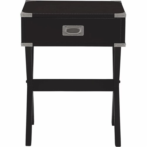 Bowery Hill End Table in Black Perspective: top