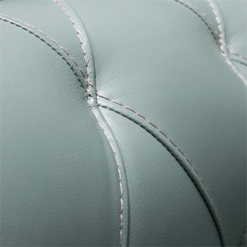 Maklaine tufted leather sofa deals