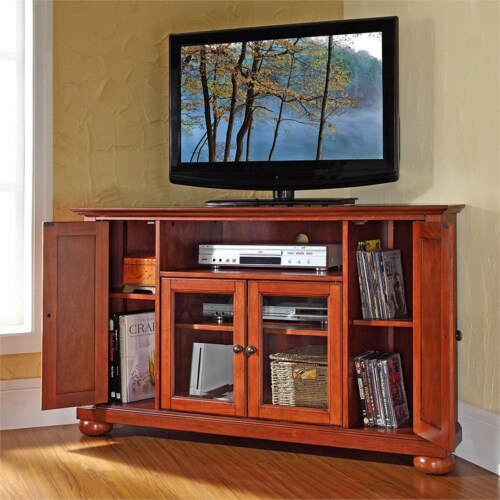 Solid cherry shop entertainment center