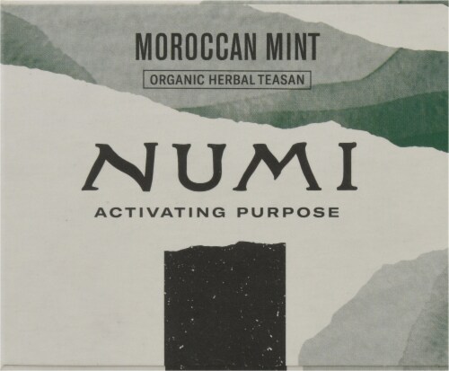Numi® Organic Moroccan Mint Tea Bags Perspective: top