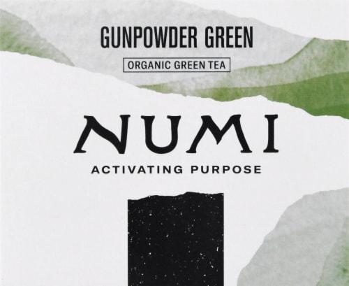 Numi Gunpowder Green Organic Green Tea Bags Perspective: top