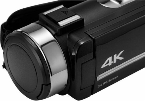 Vivitar DVR E4O1 4K Digital Camcorder Perspective: top