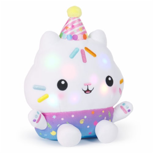 DreamWorks Gabby's Dollhouse Sprinkle Party Cakey Cat Plush Toy Perspective: top