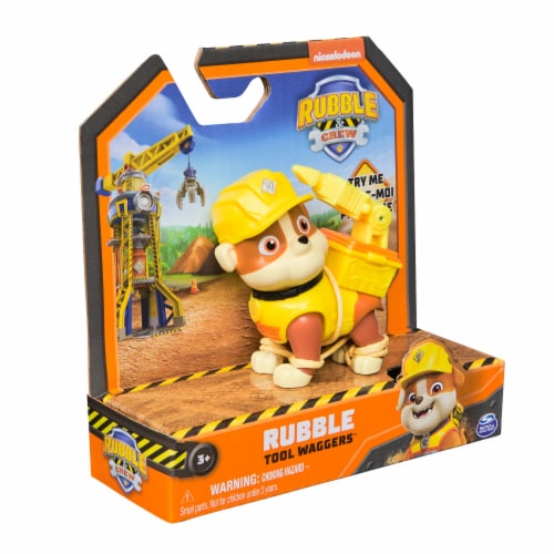 Rubble & Crew Rubble Tool Wagger Action Figure Perspective: top