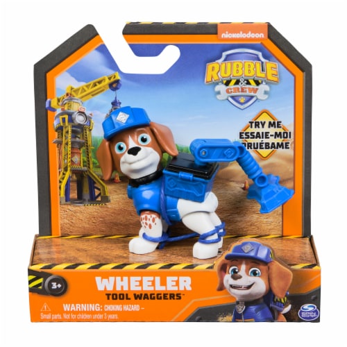 Rubble & Crew Wheeler Tool Wagger Action Figure Perspective: top