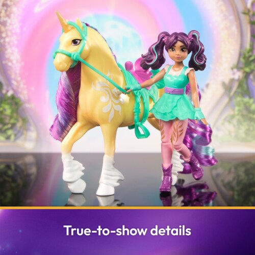 Unicorn Academy Ava & Leaf Set Toy Perspective: top