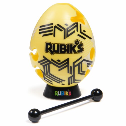 Rubik’s® Cube Smart Egg™ Puzzle - Yellow Perspective: top