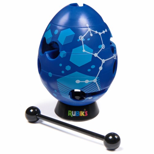 Rubik’s® Cube Smart Egg™ Puzzle - Blue Perspective: top