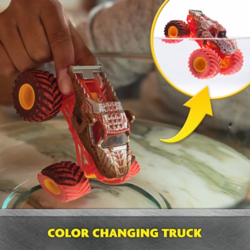 Monster Jam Mud Blasters™ ThunderROARus Color Change Monster Jam Truck Perspective: top