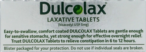 Dulcolax Laxative Tablets Perspective: top