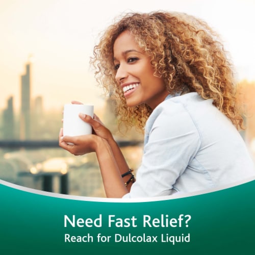 Dulcolax Stimulant Free Cherry Liquid Laxative Perspective: top