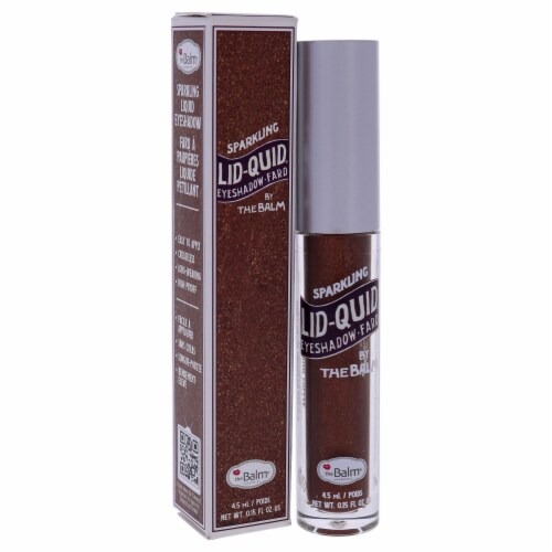 TheBalm Lid Quid Sparkling Irish Coffee Liquid Eyeshadow Perspective: top