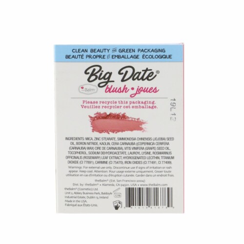 TheBalm Powder Blush - Big Date Perspective: top