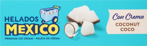 Helados Mexico Coconut Ice Cream Bars Perspective: top