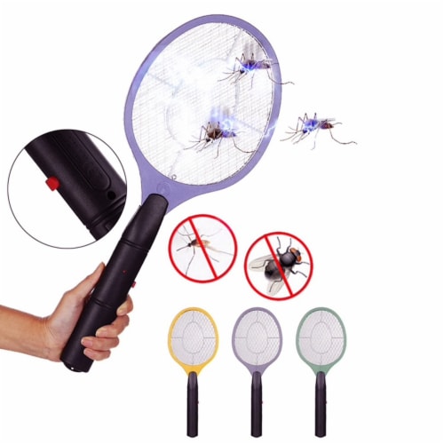 As Seen On TV Handheld Mosquito Zapper Racket in Various Colors Perspective: top