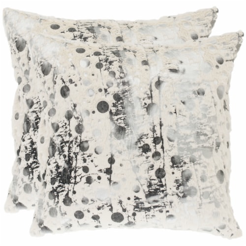 Safavieh Nars Pillow Set - White Perspective: top