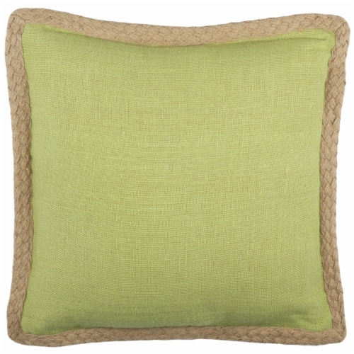 SAFAVIEH Sweet Sorona Pillow Set of 2 Green Perspective: top