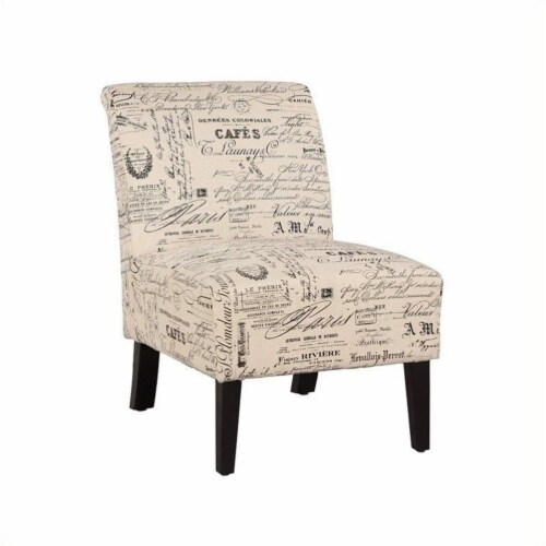 Set of 2 Accent Chairs in Script Perspective: top