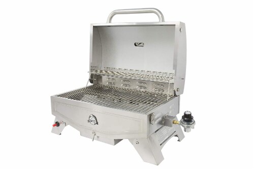 Pit Boss Portable Grill - Silver Perspective: top