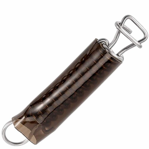 Wood Grip 5pk Pool Cover Spring Set w/Stoppers, D-Rings, Vinyl Cover Perspective: top