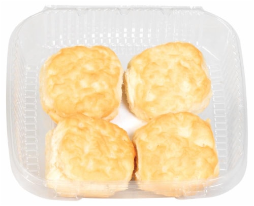 Bakery Fresh Buttermilk Biscuits 4 Count Perspective: top