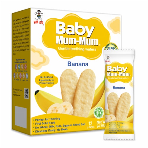Baby Mum-Mum® Banana Rice Rusks Snacks Perspective: top
