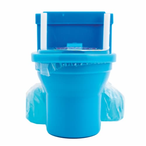 Kidsmania Sour Flush Blue Raspberry Flavored Lollipop Candy Perspective: top