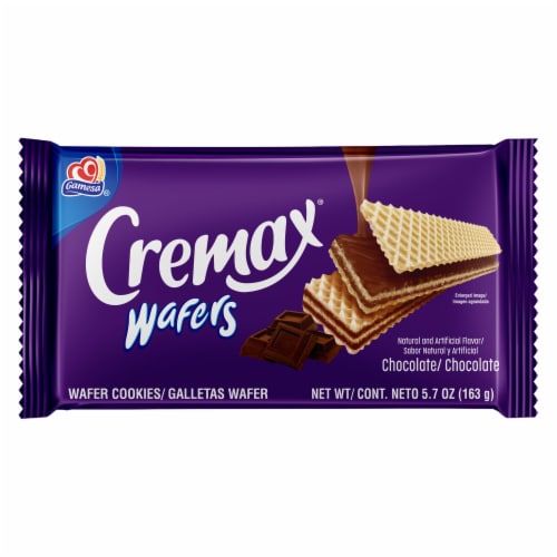 Gamesa® Cremax® Chocolate Wafer Cookies Perspective: top