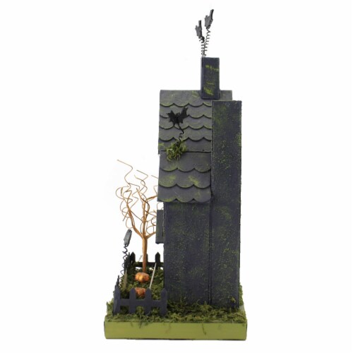 Cody Foster Haunting Halloween House Paper Bats Pumpkins Putz Ha011. Perspective: top
