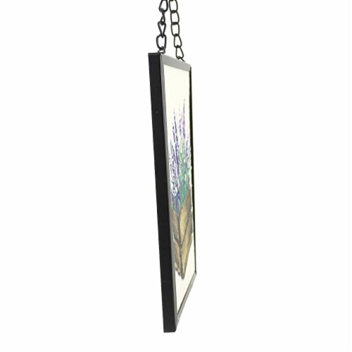 Home Decor Lavender Wildflower Wall Decor Metal Mother's Day Cg176913 Planks2 Perspective: top