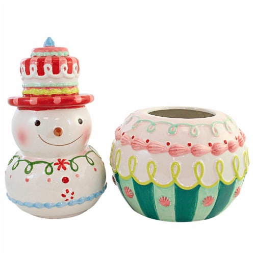 Holiday Home Christmas Cookie Container - Snowman, 1 ct - Kroger