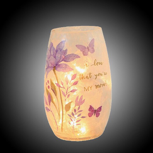 Stony Creek Love You Lit Small Vase Glass Mothers Day Flowers Rcm2204 My Mom Perspective: top