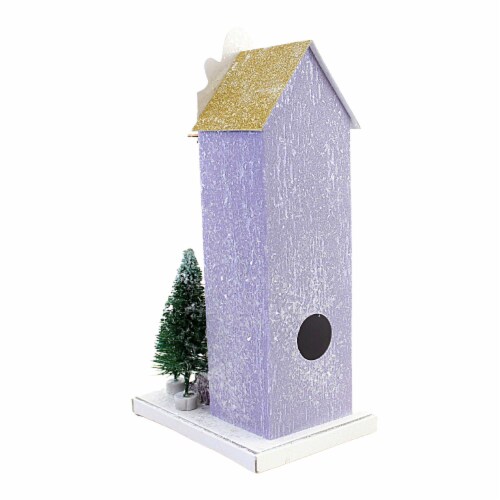 Christmas Violet Townhouse Paper Board Sisal Trees Wreath Hou339 Perspective: top