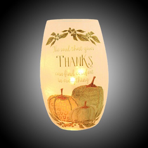 Stony Creek Beautiful Bounty Small Vase Autumn Thanksgiving Klf2204 Thanks Perspective: top