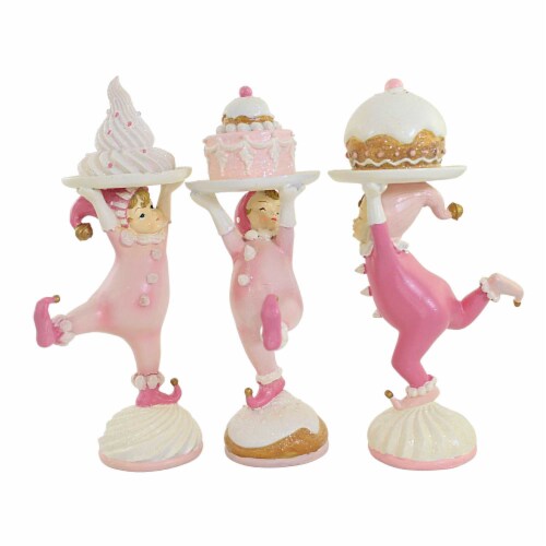 Christmas Cake Kids With Dessert Set / 3 Pastel Cake Treat Elf Pixie 2929526 Perspective: top