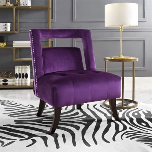 Plum shop accent chair