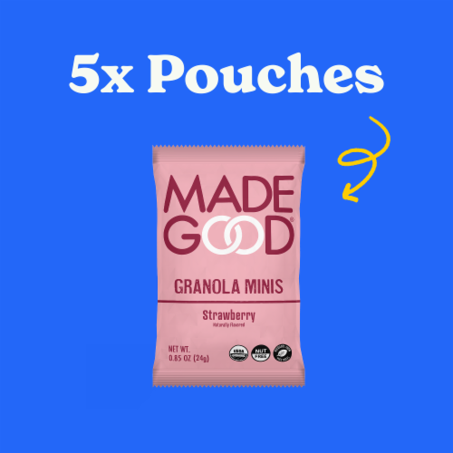 MadeGood® Strawberry Organic Granola Minis Perspective: top