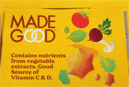 MadeGood Cheddar Star Puffed Crackers Perspective: top