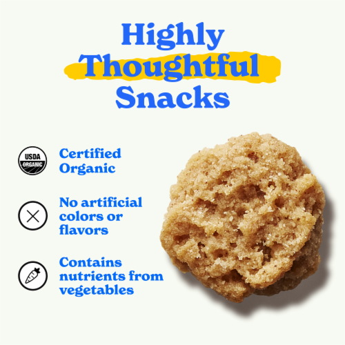 MadeGood® Snickerdoodle Soft Baked Mini Cookies Perspective: top