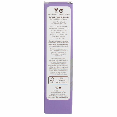 Pacifica® Vegan Pore Warrior Booster Serum Perspective: top