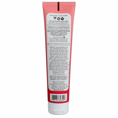 Pacifica® Vegan Strawberry Peach Body Lotion Perspective: top